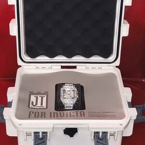 Invicta Limited Edition Watch Covered In Austrian Crystal With L.E. Case